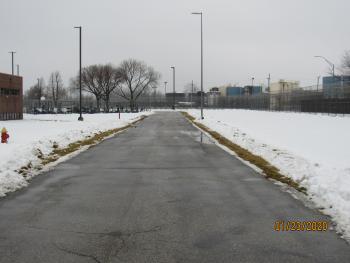 OCC yard in snow