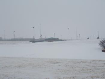 TSCI building in snow