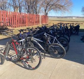 Bikes available for use at CCC-O